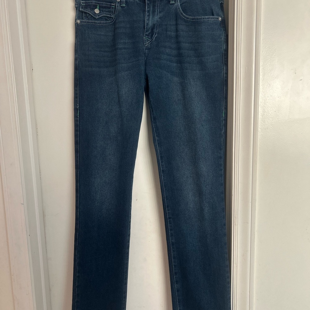 True Religion Dark Blue Men's Straight Jeans‎ 30/34